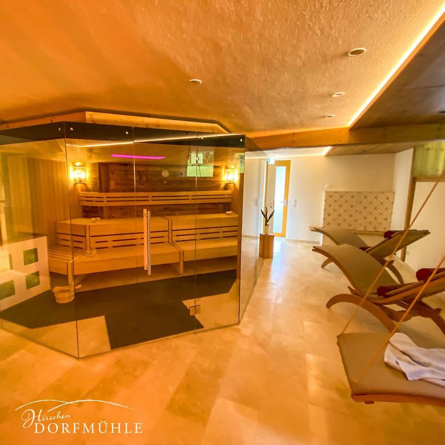 Hirschen-Dorfmuehle Hotel Biederbach Bagian luar foto