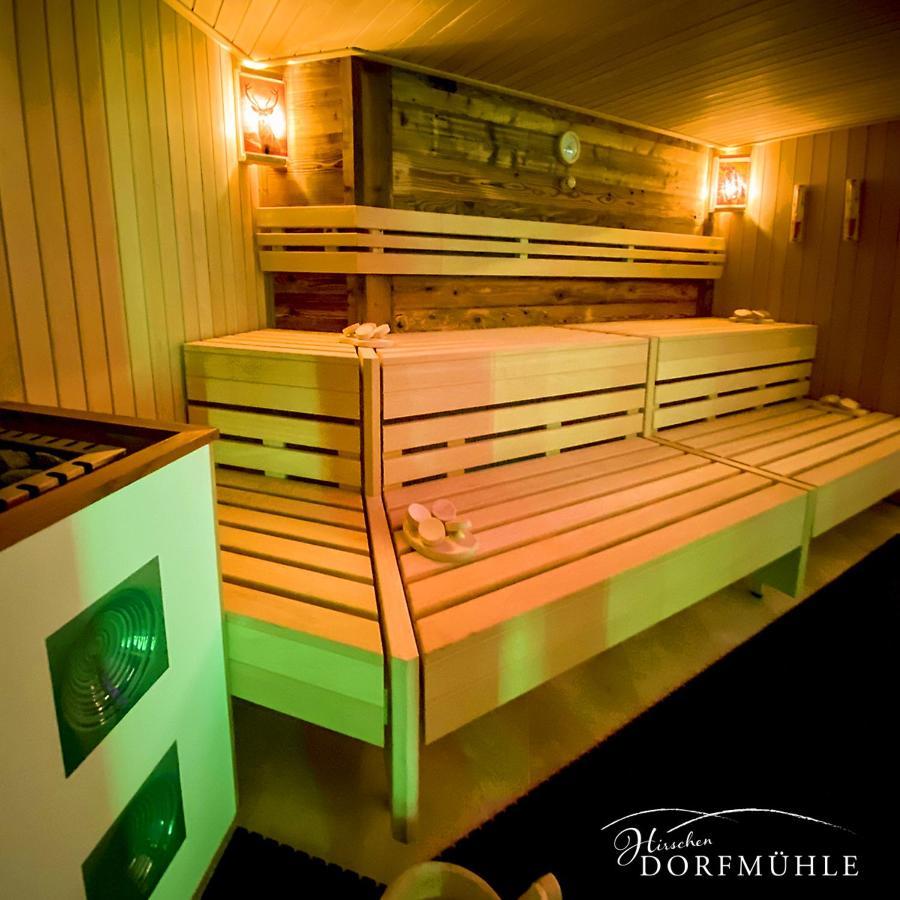 Hirschen-Dorfmuehle Hotel Biederbach Bagian luar foto